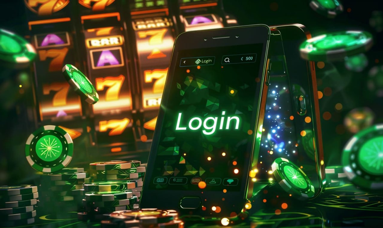 မိုဘိုင်းဖုန်းဖြင့် Online Betting App ကစားနေသောမြင်ကွင်း